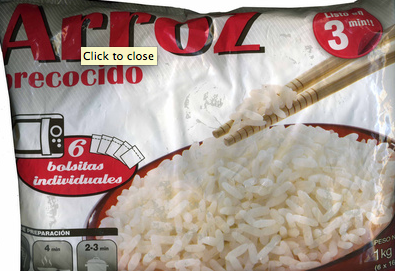 Se puede congelar arroz blanco